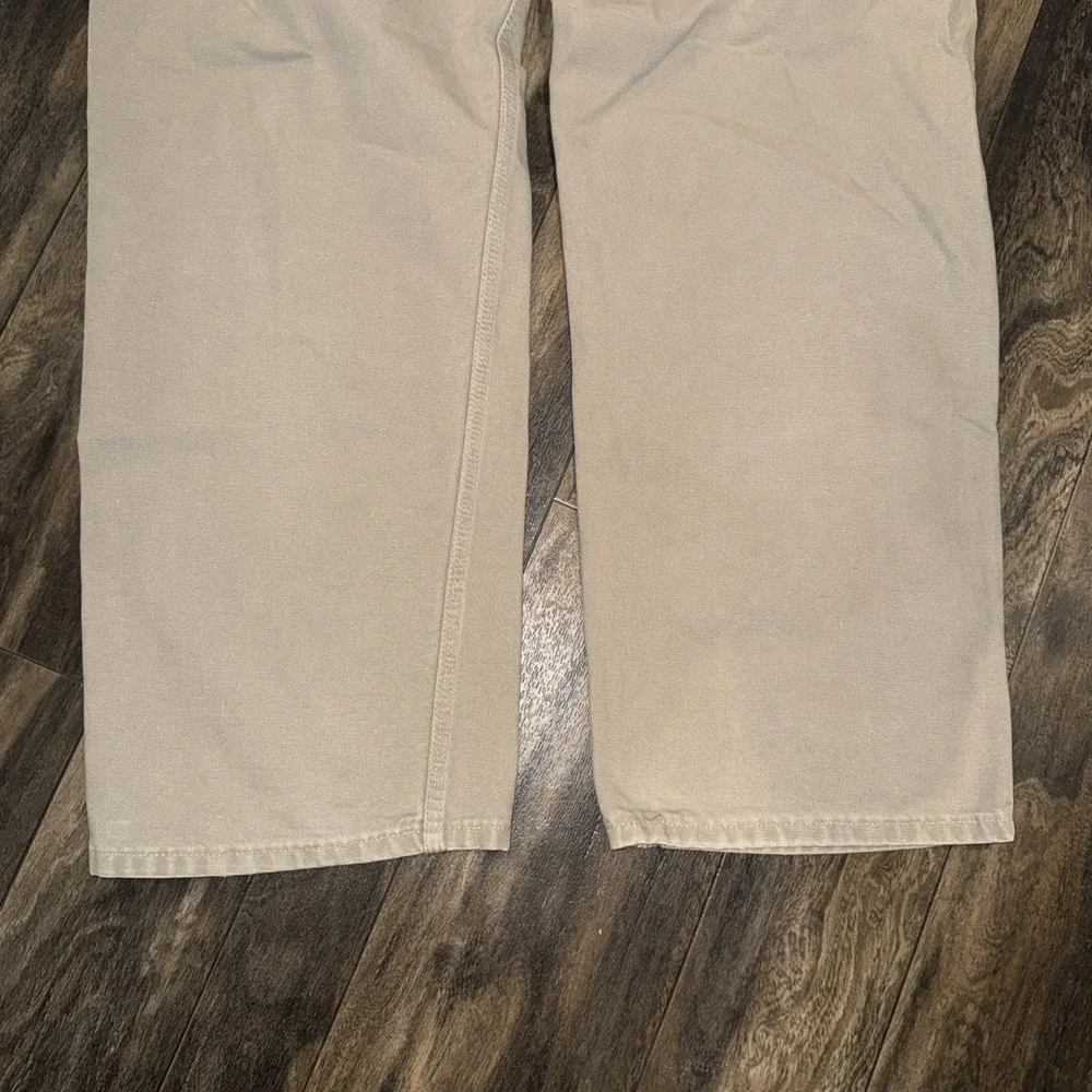 Carhartt Pants Mens 36x32 Gray B11 Original Dungaree Fit Work Carpenter Canvas - Picture 9 of 9